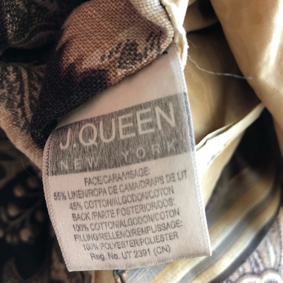 3 piece full bed comforter set J. Queen New York - Picture 3 of 6